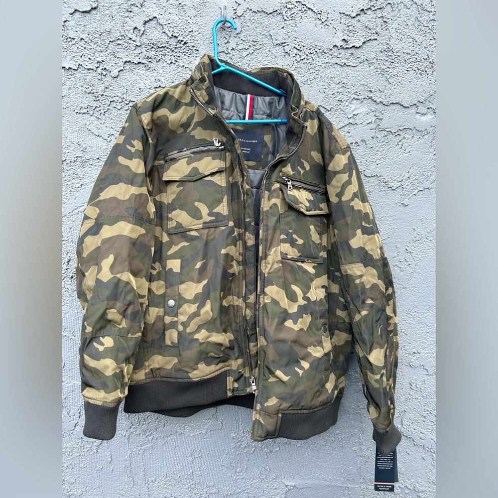 Tommy Hilfiger camo jacket NWT